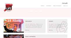 Desktop Screenshot of giftforlife.org